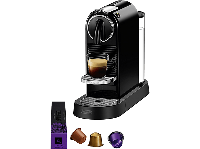 plástico sistema de extracción especial 1 L 1710 W DeLonghi Nespresso Citiz EN267.BAE Cafetera con cápsulas Negro 