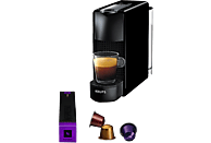 Cafetera de cápsulas - Nespresso® Krups XN1108 Essenza Mini, 19 bares, Negro