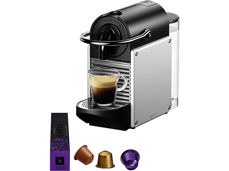 Cafetera de Cápsulas KRUPS Nespresso Pixie XN304T Negro