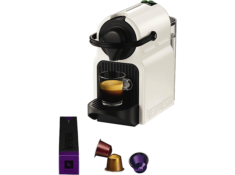 Ofertas, chollos, descuentos y cupones de Cafetera de cápsulas - Nespresso® Krups INISSIA XN1001, Presión de 19 bares, Potencia 1260 W, Blanco