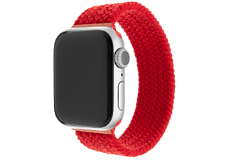 FIXED Nylonarmband für Apple Watch 38/40/41 mm, Größe XS, Rot