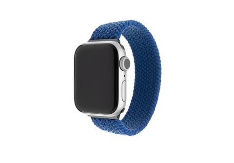 FIXED Nylonarmband für Apple Watch 42/44/45mm, Größe XL, Blau online kaufen  | MediaMarkt