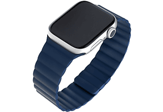 FIXED Silikonarmband mit Magnetverschluss für Apple Watch 38/40/41 mm, Blau