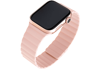 FIXED Silikonarmband mit Magnetverschluss für Apple Watch 42/44/45 mm, Pink
