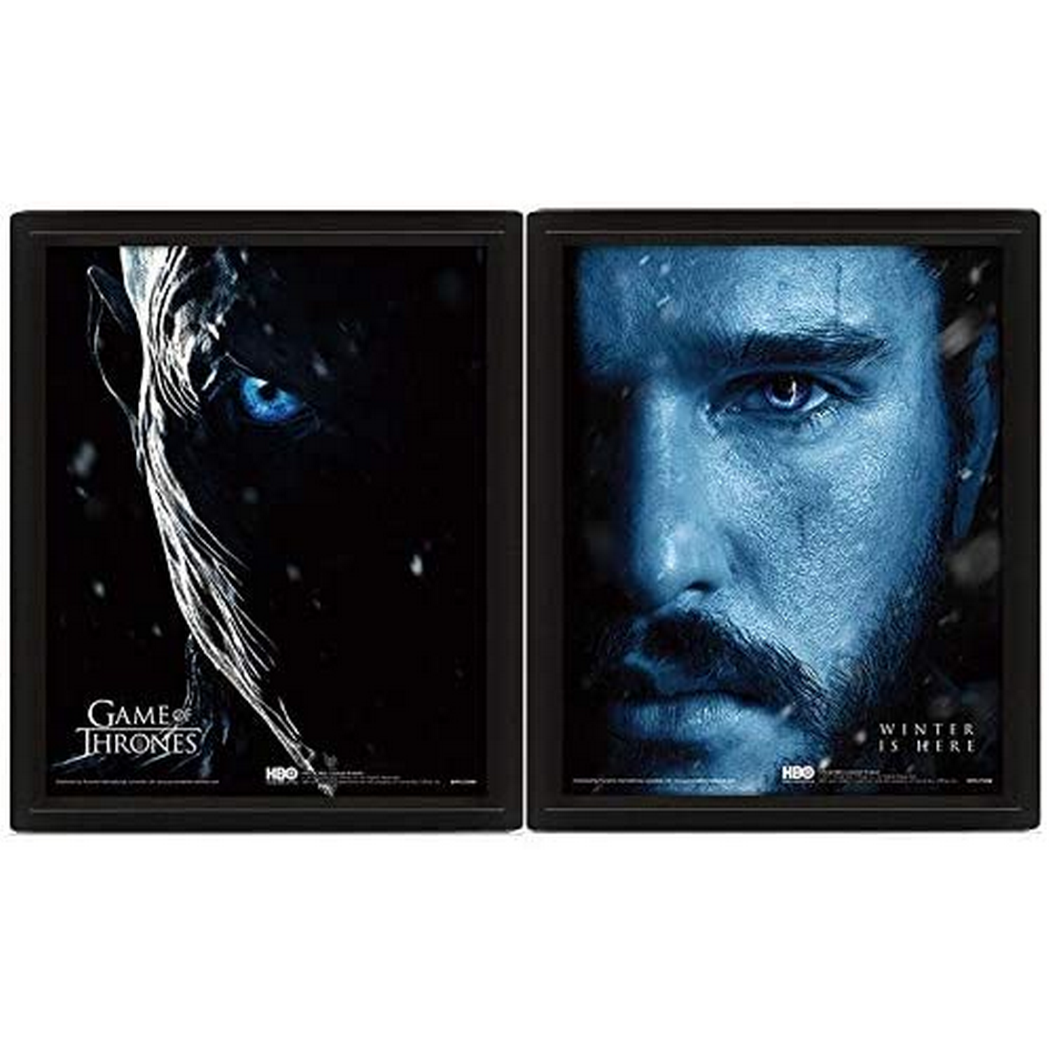 Póster 3D - Sherwood Jon Snow Vs. Night King, Game Of Thrones, HBO, Lenticular, 25 x 20 cm, Multicolor
