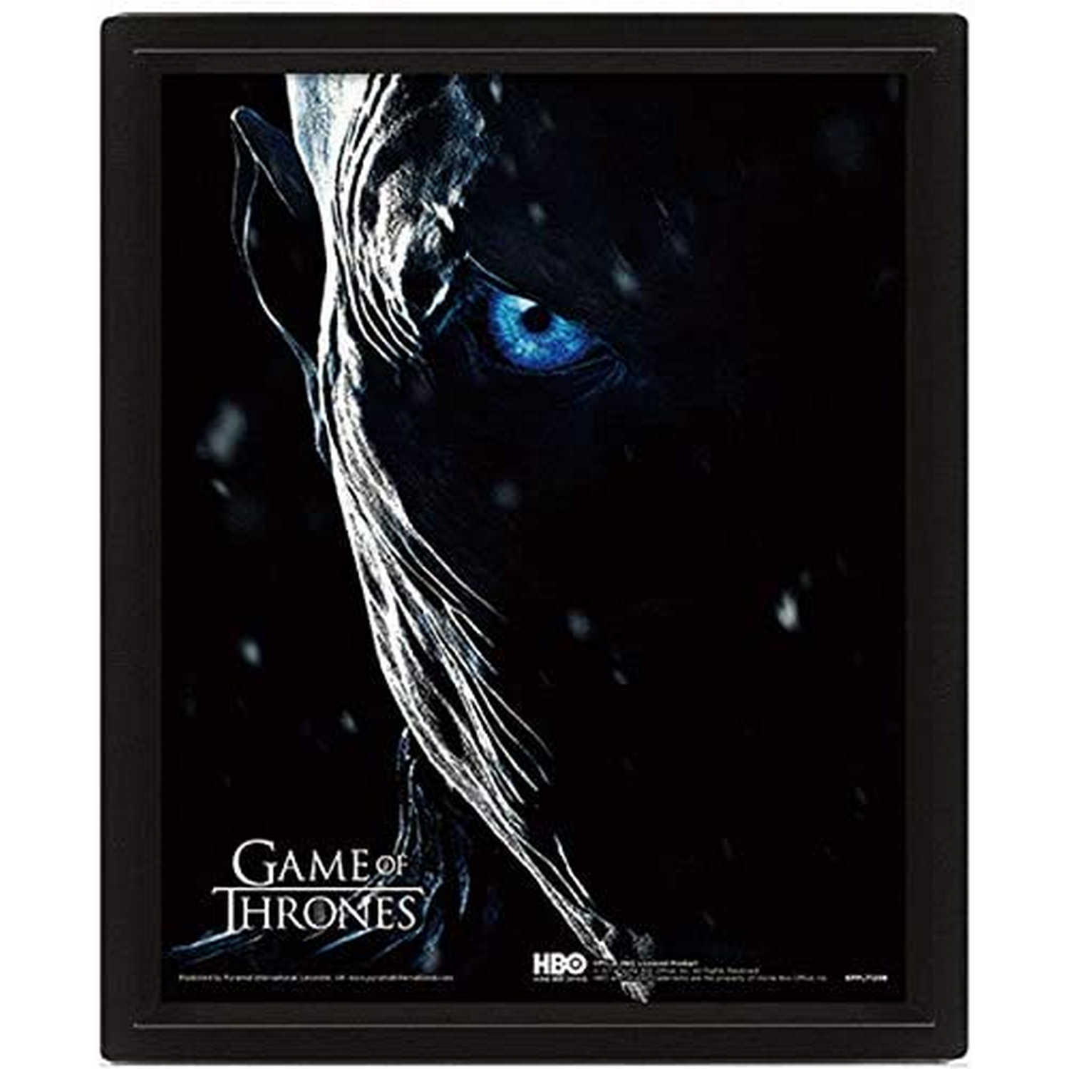 Póster 3D - Sherwood Jon Snow Vs. Night King, Game Of Thrones, HBO, Lenticular, 25 x 20 cm, Multicolor