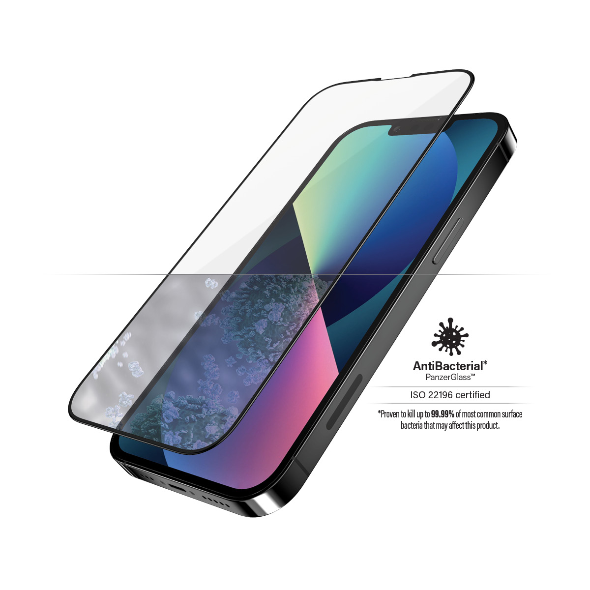 PANZERGLASS Protection d'écran iPhone 13 / 13 Pro Noir (PZ-PRO2745)