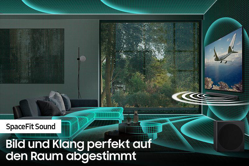 SAMSUNG HW-Q810B/ZG, Soundbar, Titanschwarz