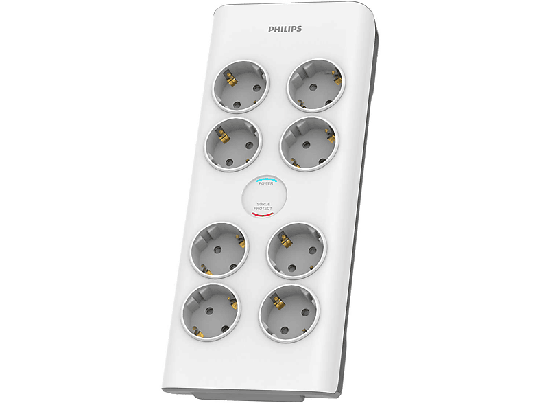 PHILIPS SPN7080WA Akım Korumalı Priz 8'li 2m 900J_0
