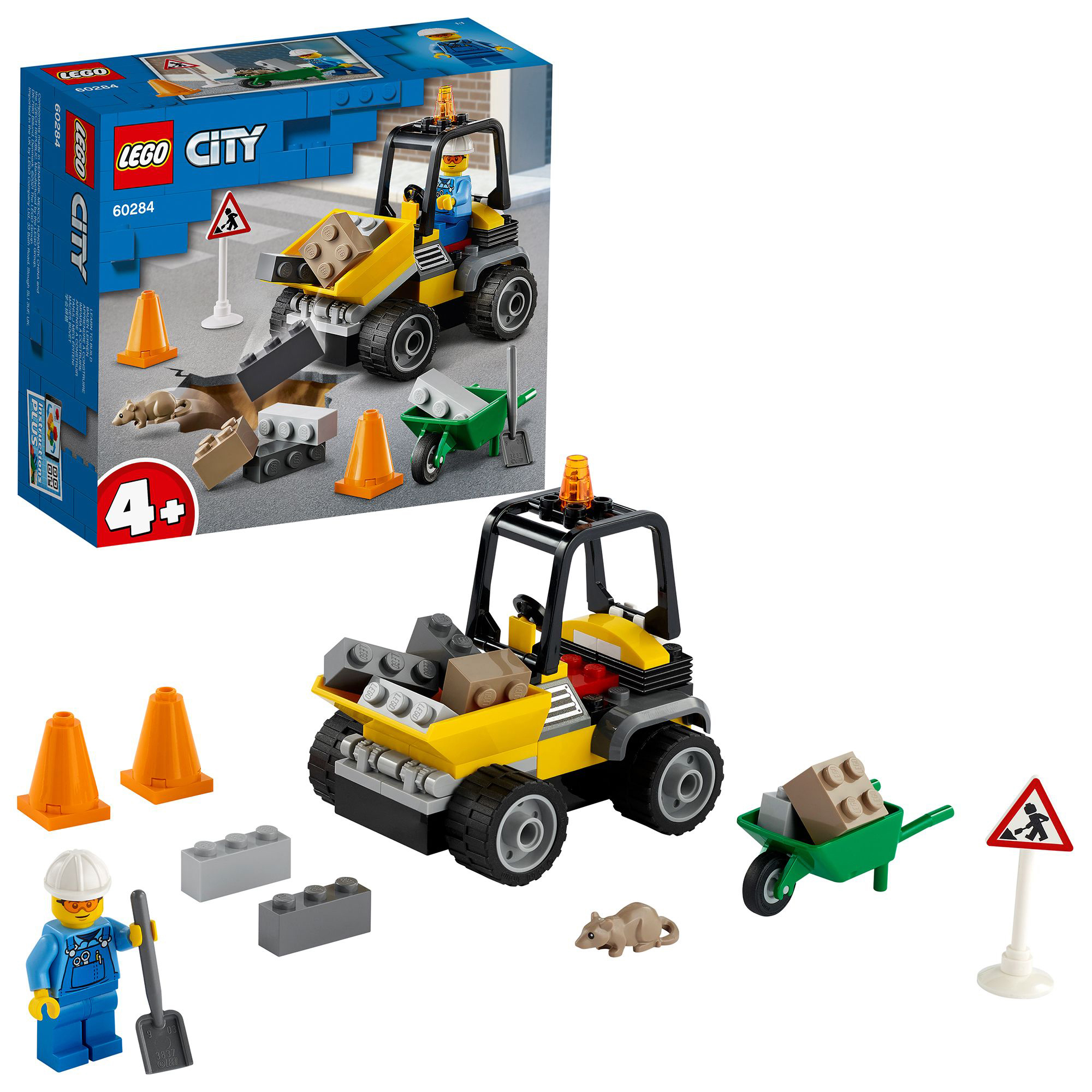 LEGO City 60284 Baustellen-LKW Bausatz, Mehrfarbig