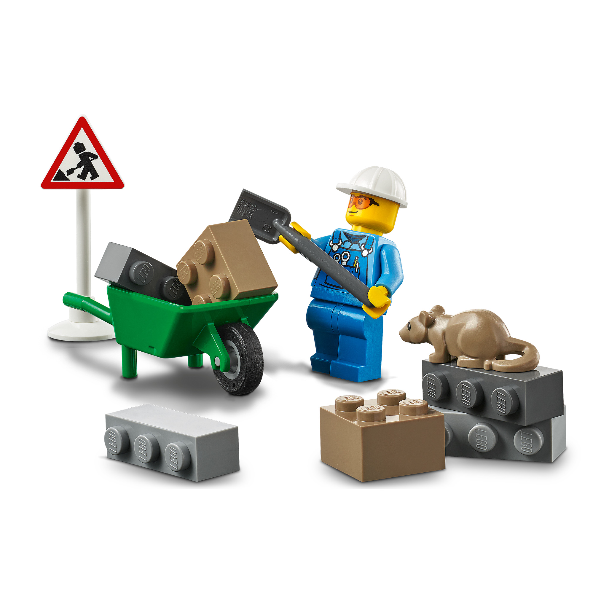 LEGO City 60284 Baustellen-LKW Bausatz, Mehrfarbig