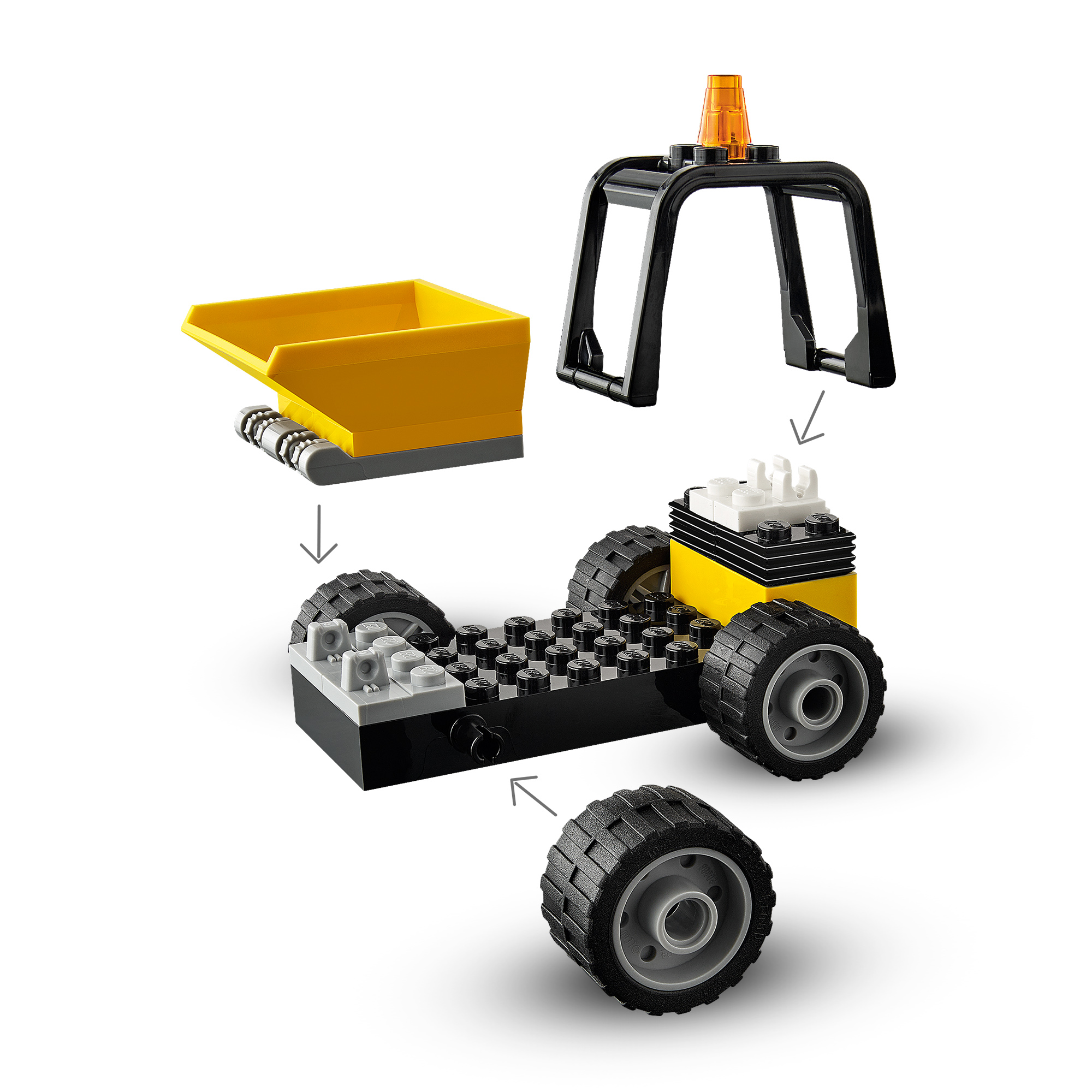 LEGO City 60284 Baustellen-LKW Bausatz, Mehrfarbig