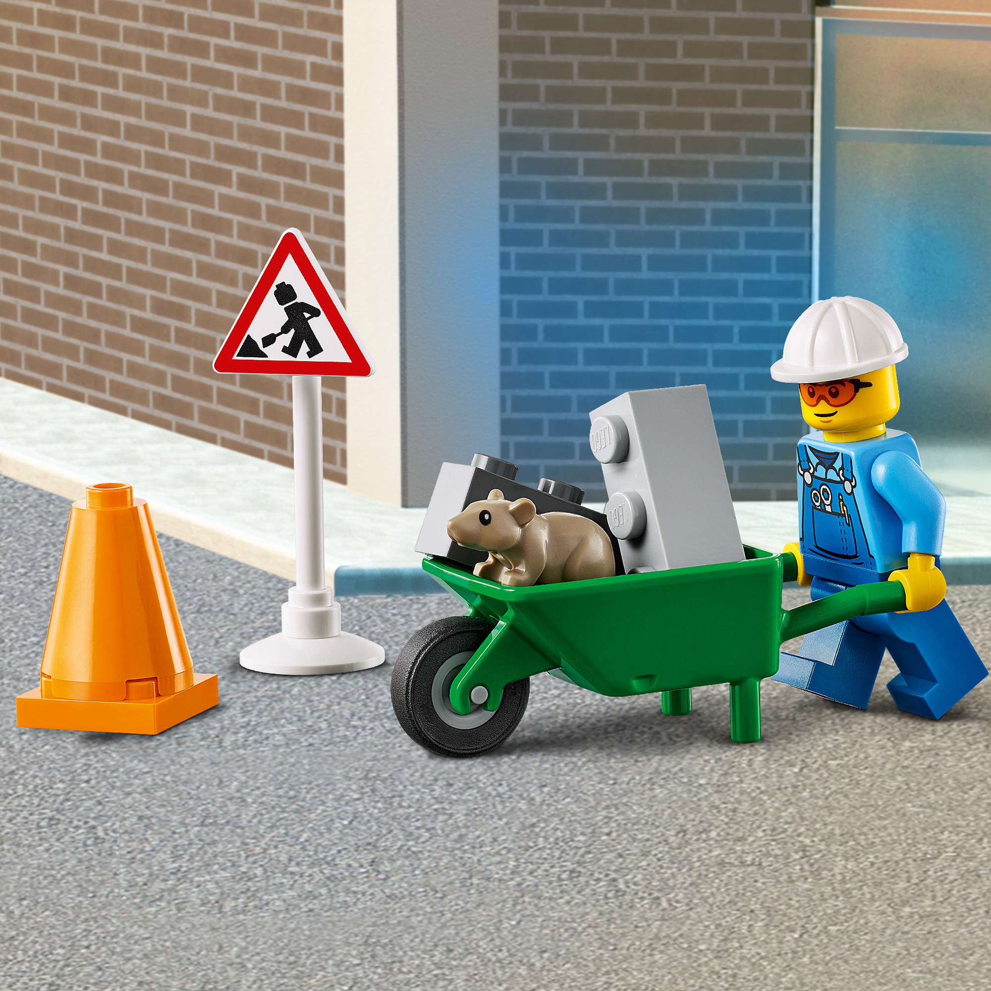 LEGO City 60284 Baustellen-LKW Bausatz, Mehrfarbig