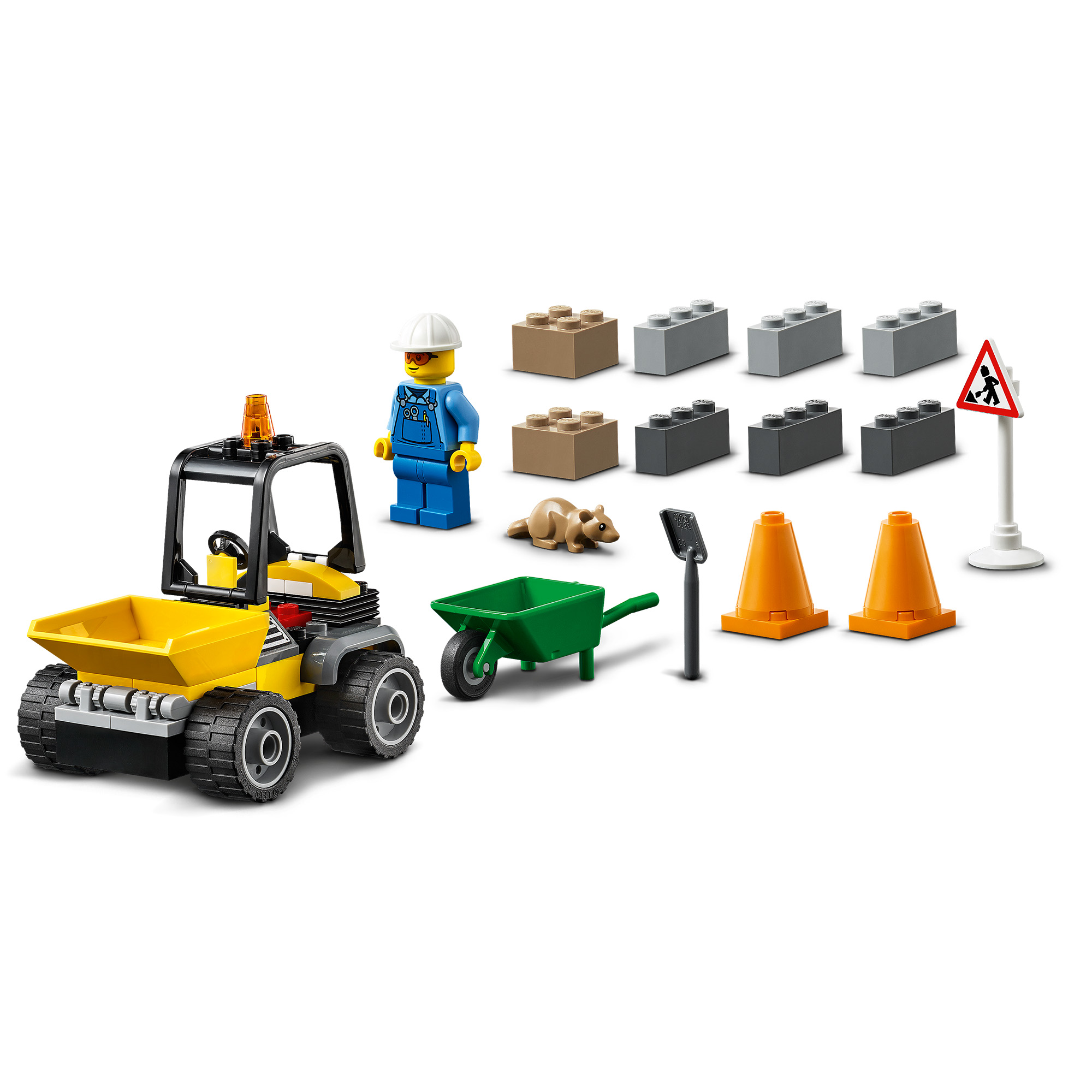 LEGO City 60284 Baustellen-LKW Bausatz, Mehrfarbig