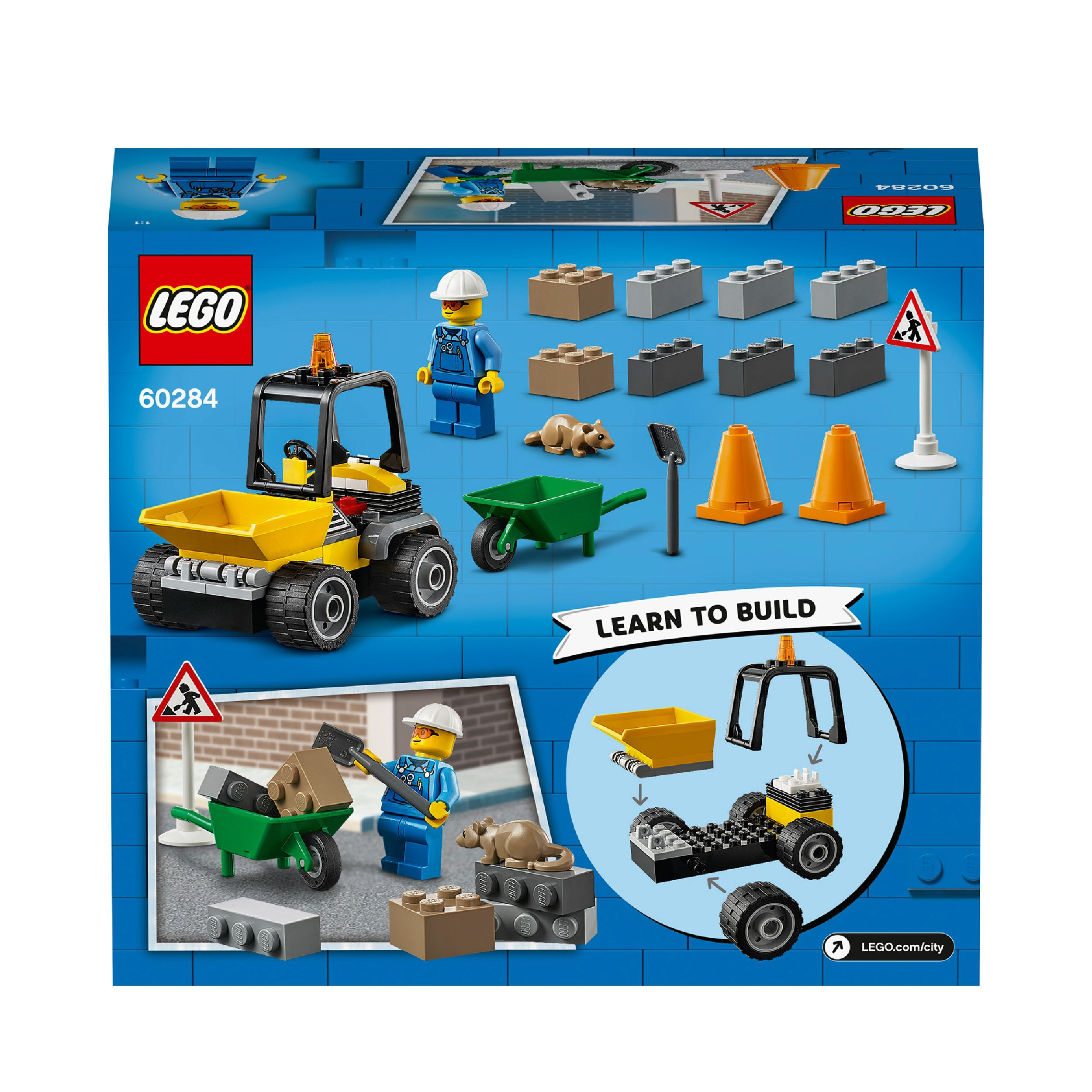 LEGO City 60284 Baustellen-LKW Bausatz, Mehrfarbig
