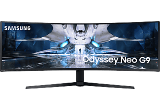 SAMSUNG 49" Odyssey Neo G9 1 ms 240 Hz Dual QHD Quantum Mini-LED HDR2000 RGB 1000R Oyuncu Monitörü Beyaz