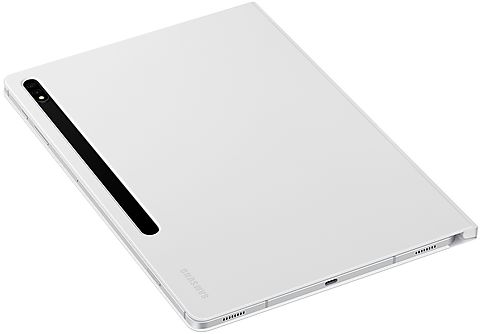 Funda tablet - Samsung Note View Cover EF-ZX800PWEGEU, Para Galaxy Tab S7+, S7 FE, S8+, Tapa de libro, White