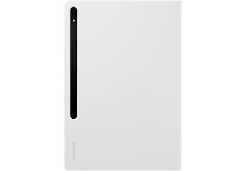 Funda tablet - Samsung Note View Cover EF-ZX800PWEGEU, Para Galaxy Tab S7+, S7 FE, S8+, Tapa de libro, White