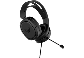 ASUS TUF Gaming H1 vezetékes fejhallgató mikrofonnal, 3,5mm jack, fekete (90YH03A1-B1UA00)