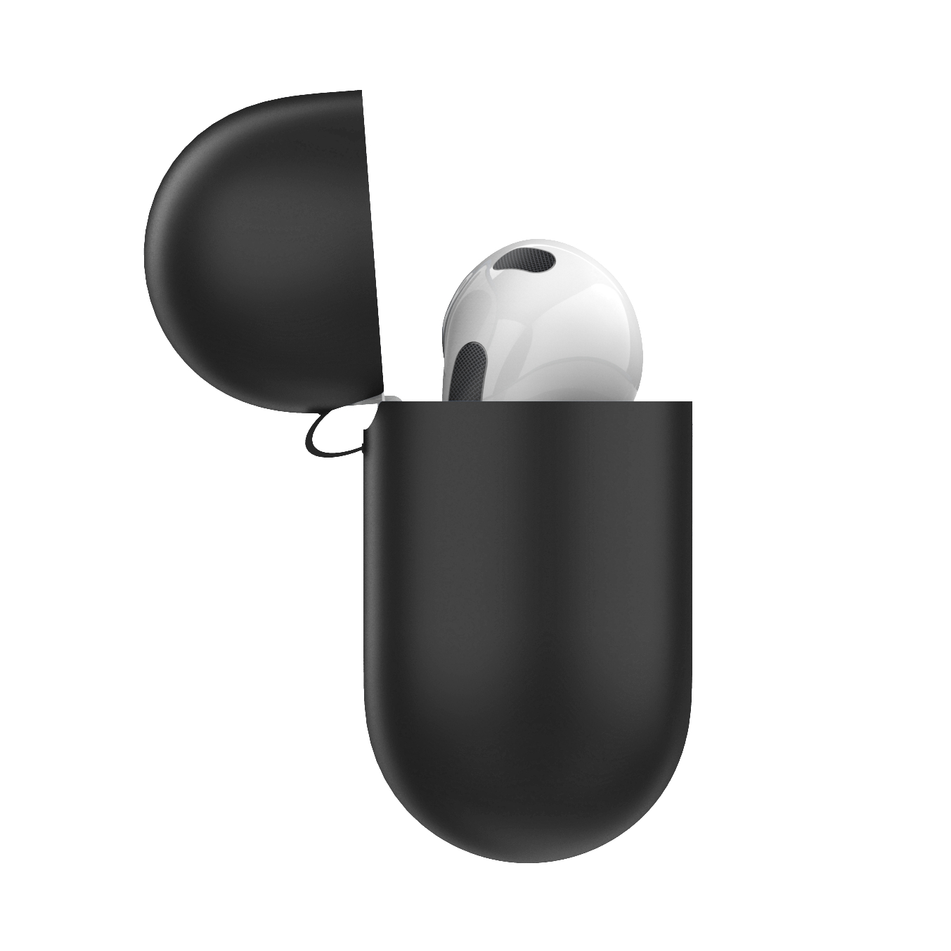 KEYBUDZ Elevate Schutzhülle mit Karabiner 3 AirPods Apple Schutzcase für