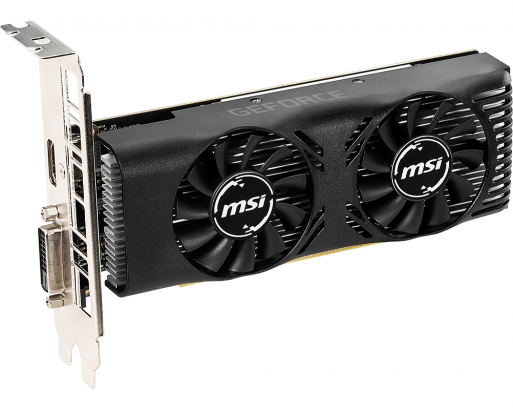 MSI VGA GeForce GTX 1650 4GT LP OC GTX1650 4GB GDDR5 128B DX12 PCIE 3.0 X16 (1XDVI 1XHDMI) Ekran Kartı