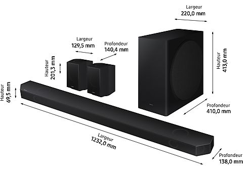 SAMSUNG Cinematic Q-series soundbar- Home Cinema Systeem (HW-Q930B)