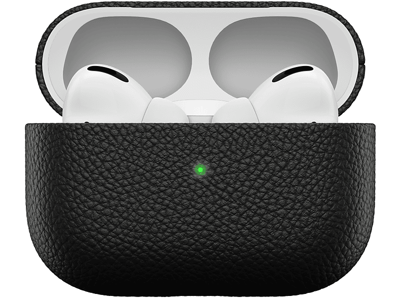 Thumbnail - KEYBUDZ Artisan Leder Schutzhülle für Apple AirPods 3 Case Schutzcase, Schwarz