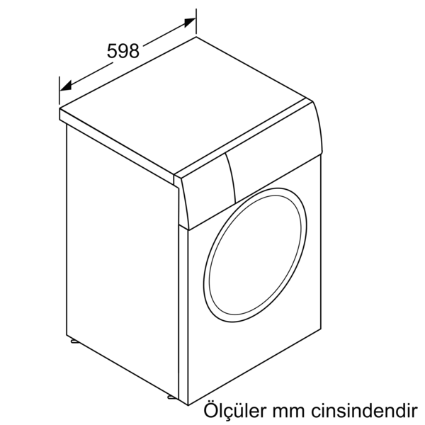 BOSCH WA14LPH1TR C Enerji Sınıfı 10 Program 10Kg Yıkama Kapasiteli Çamaşır Makinesi