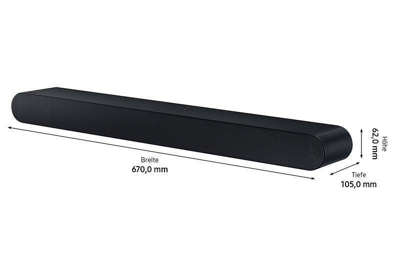 SAMSUNG HW-S66B/ZG, Soundbar, Schwarz