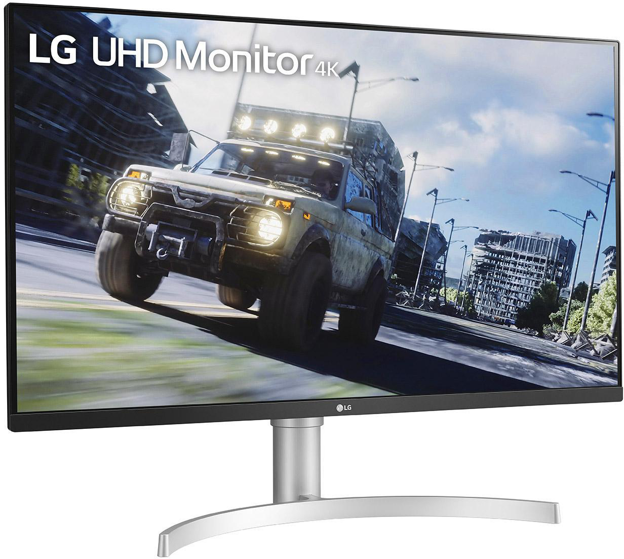 LG 32UN550-W Ultra HD 4K HDR Monitor 31,5 Zoll  UHD 4K  Monitor  4 ms Reaktionszeit  