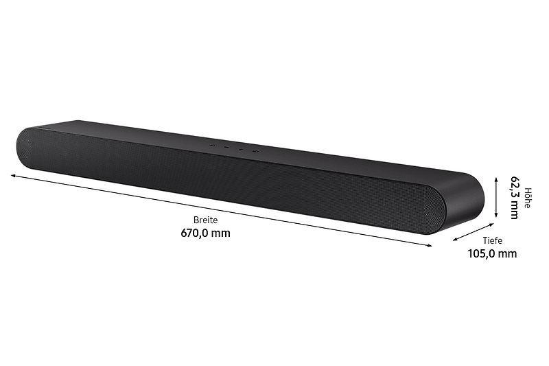 SAMSUNG HW-S56B/ZG, Soundbar, Dunkelgrau