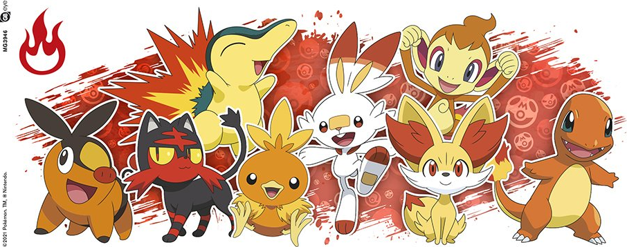 GB EYE LTD Pokémon First Partners - Fire - Tasse (Multicolore)