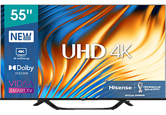 HISENSE 55A63H LED TV (Flat, 55 Zoll / 139 cm, UHD 4K, SMART TV, VIDAA U5)