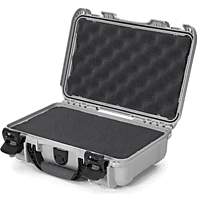 NANUK 909 Fotokoffer mit Schaumstoff, 4.8L, Hardcase, Wasserdicht (IPX7), MIL-SPEC zertifiziert, Silber