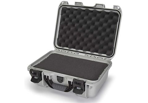NANUK 915 Fotokoffer mit Schaumstoff, 13L, Hardcase, Wasserdicht (IPX7), MIL-SPEC zertifiziert, Silber