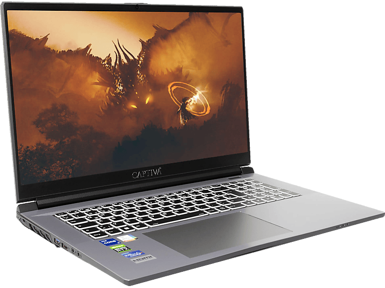 CAPTIVA CAPTIVA (64 Core™ RTX™ Prozessor, Notebook, 3050, Display, 11 i5 Mehrfarbig TB 2 mit 16 GeForce NVIDIA, RAM, Home Zoll Intel® GB I68-192, 17,3 Windows Gaming SSD, Bit)