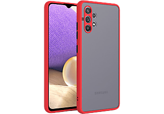 CASE AND PRO Samsung A13 4G műanyag tok, piros-fekete (MATT-A13-4GRBK)
