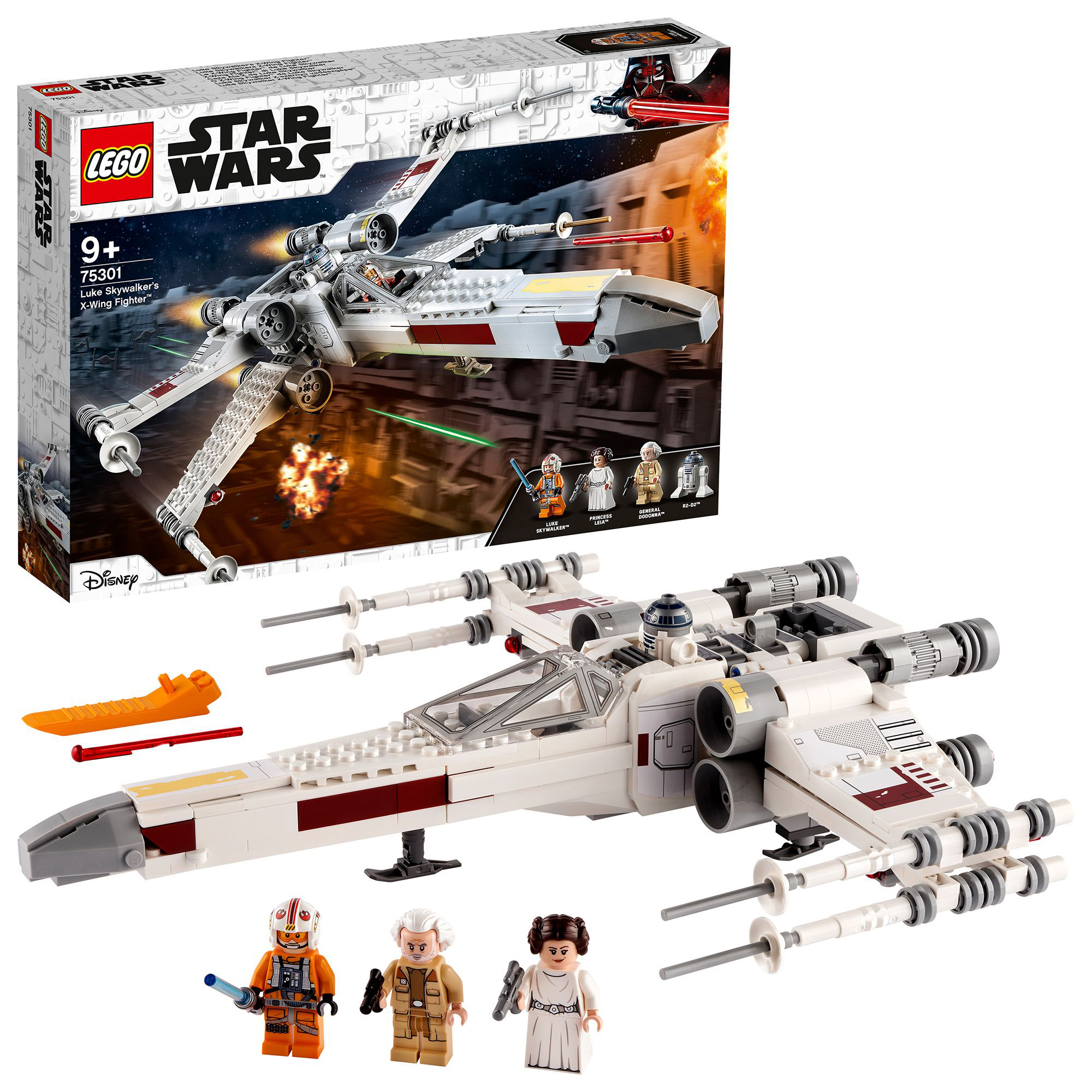 LEGO 75301 Luke Skywalkers X-Wing Fighter™ Bausatz, Mehrfarbig