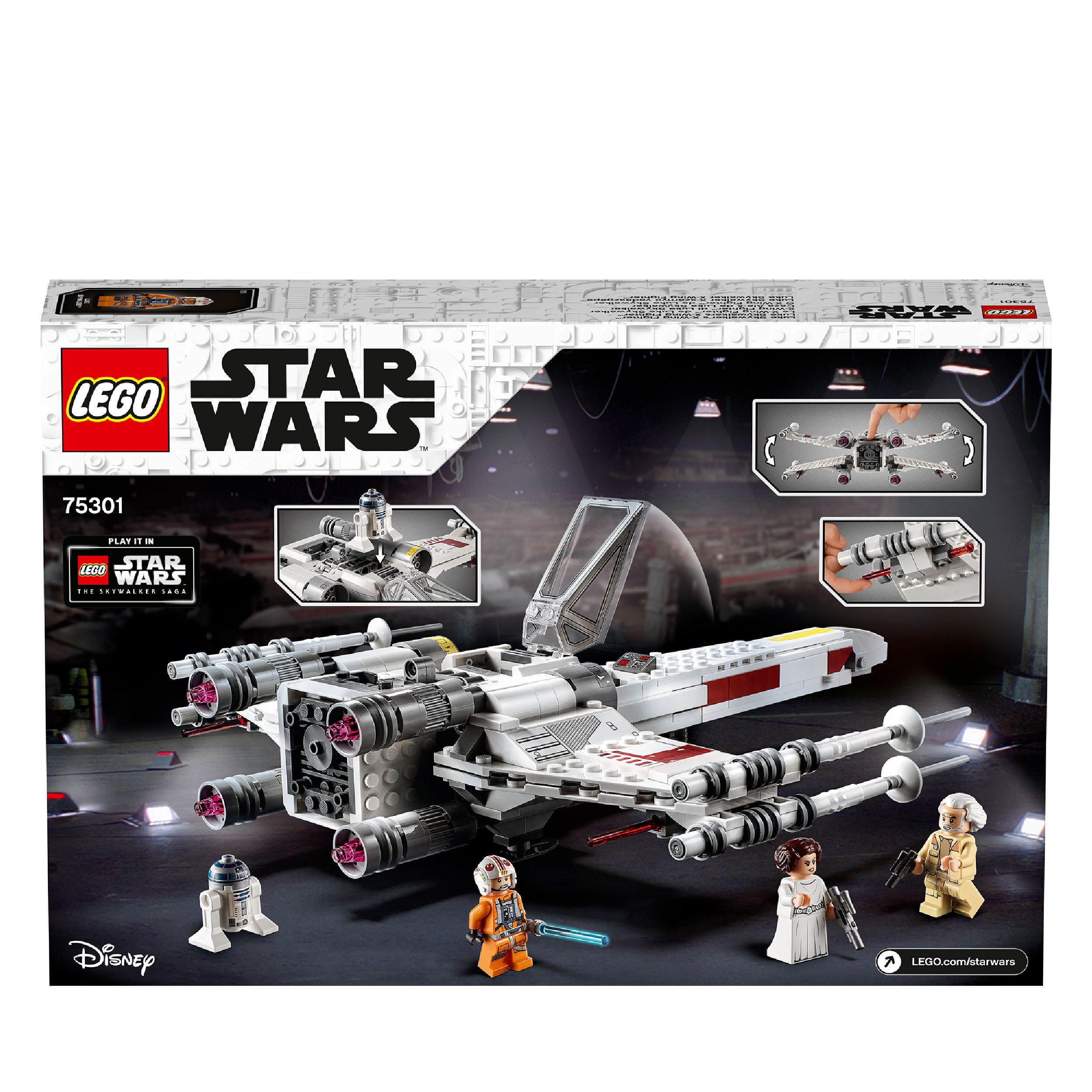 LEGO 75301 Luke Skywalkers X-Wing Fighter™ Bausatz, Mehrfarbig