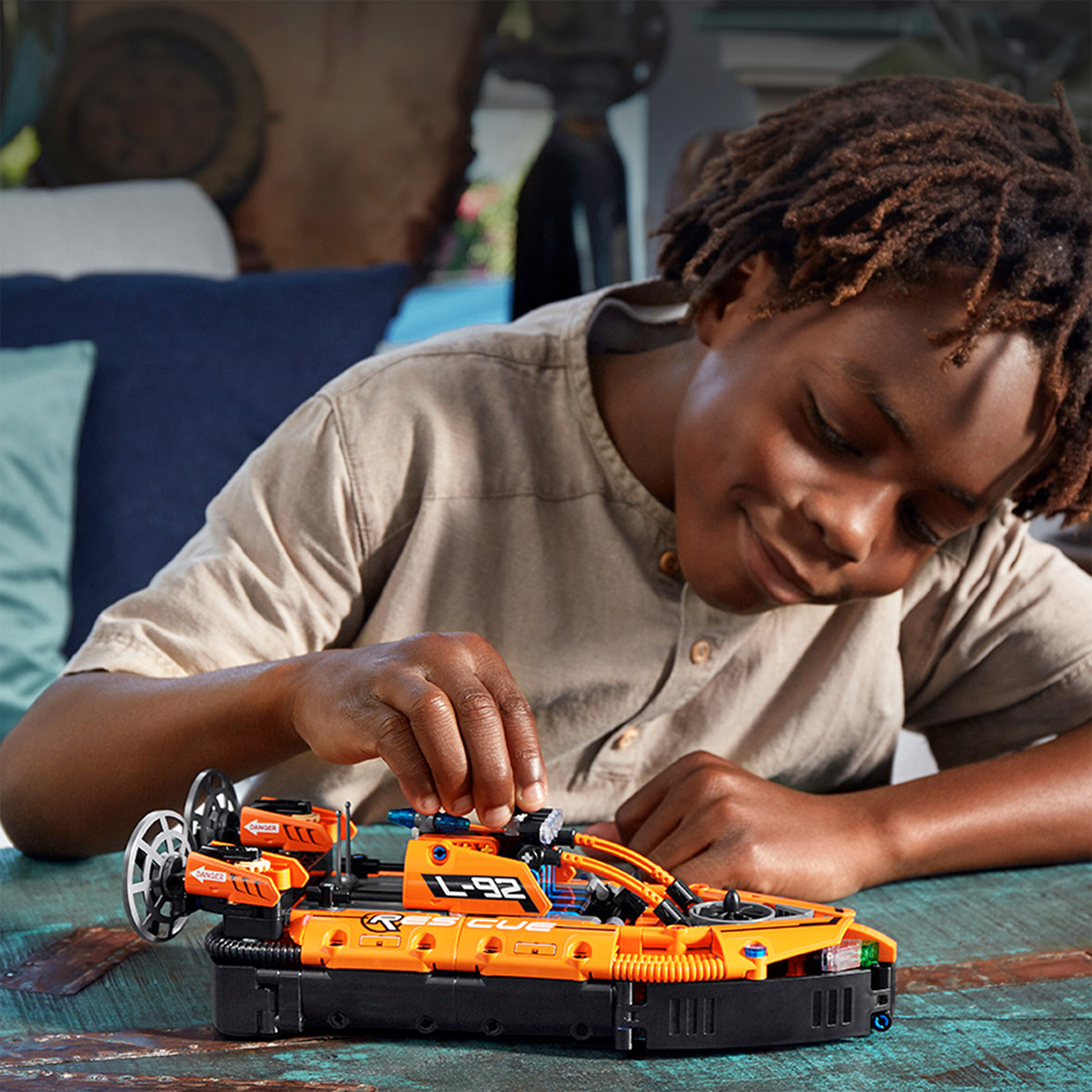 LEGO Technic 42120 Luftkissenboot für Rettungseinsätze Bausatz, Mehrfarbig
