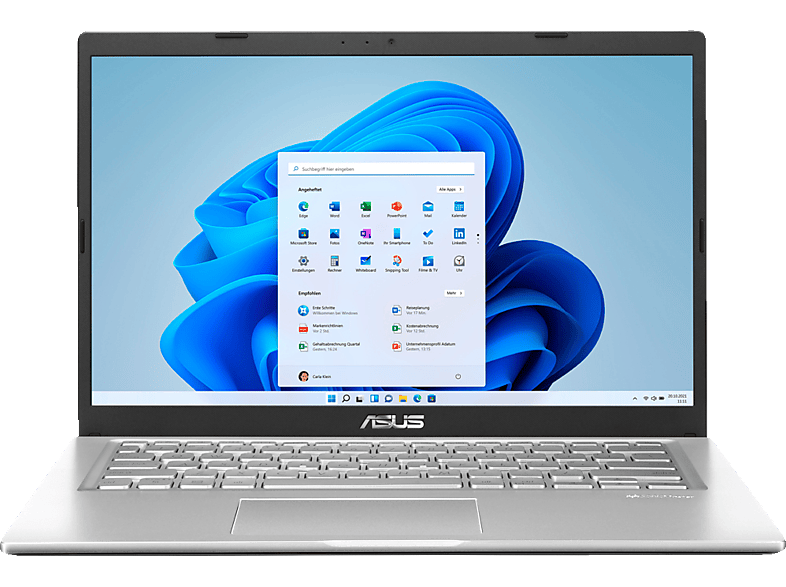 ASUS Vivobook 14 (R465JA-EK278T), Notebook, mit 14 Zoll Display, Intel® i3-1005G1 Prozessor, 8 GB RAM, 512 GB SSD, Intel®, UHD Graphics, Grau Windows 11 Home (64 Bit)