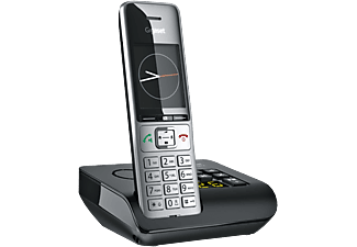 GIGASET COMFORT 500A - Téléphone sans fil (Noir/Argent)