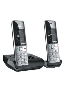 GIGASET Téléphone sans fil CL770A Duo Noir pas cher 