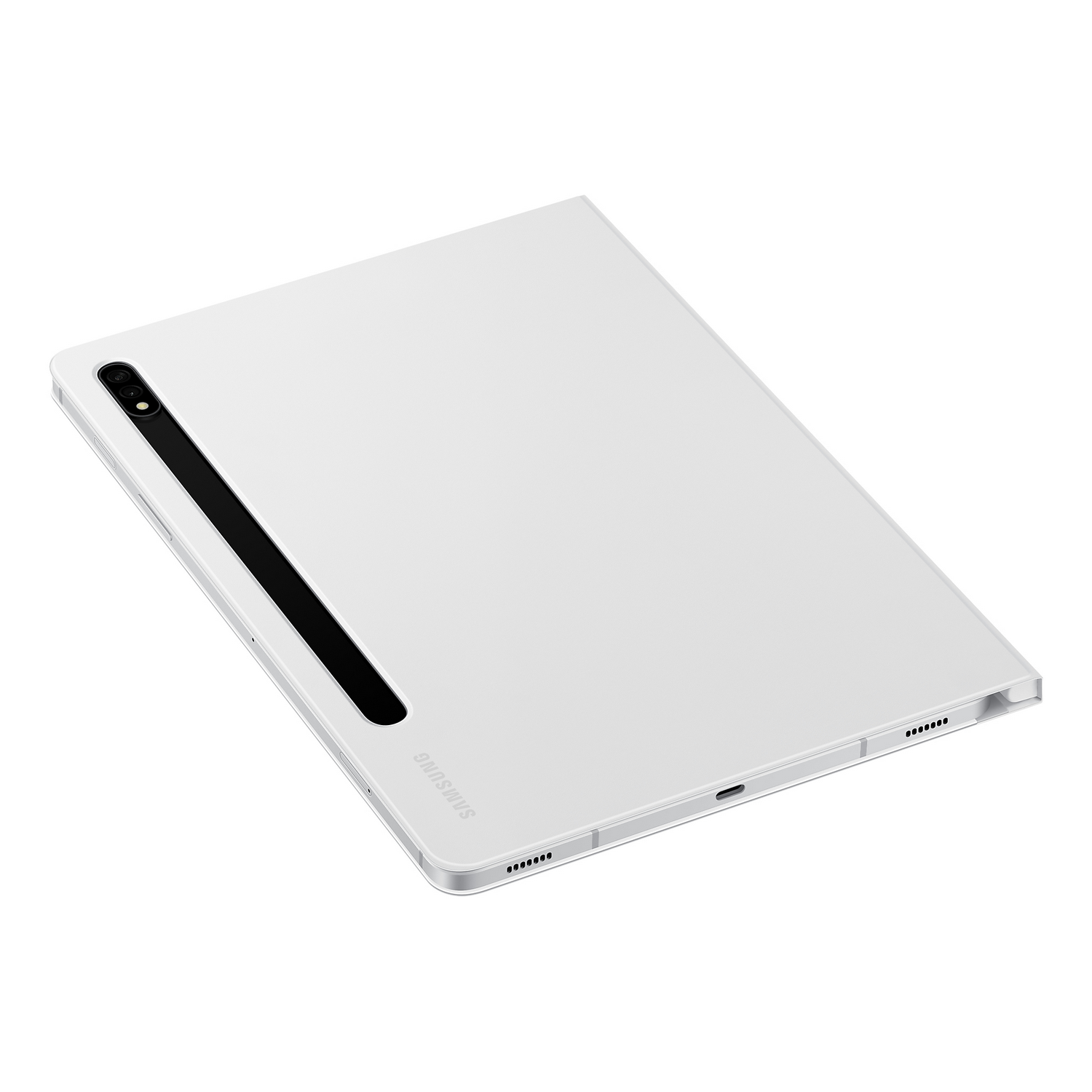 Funda tablet - Samsung Note View EF-ZX700PWEGEU, Para Galaxy Tab S8, Galaxy Tab S7, Tapa de libro, Blanco