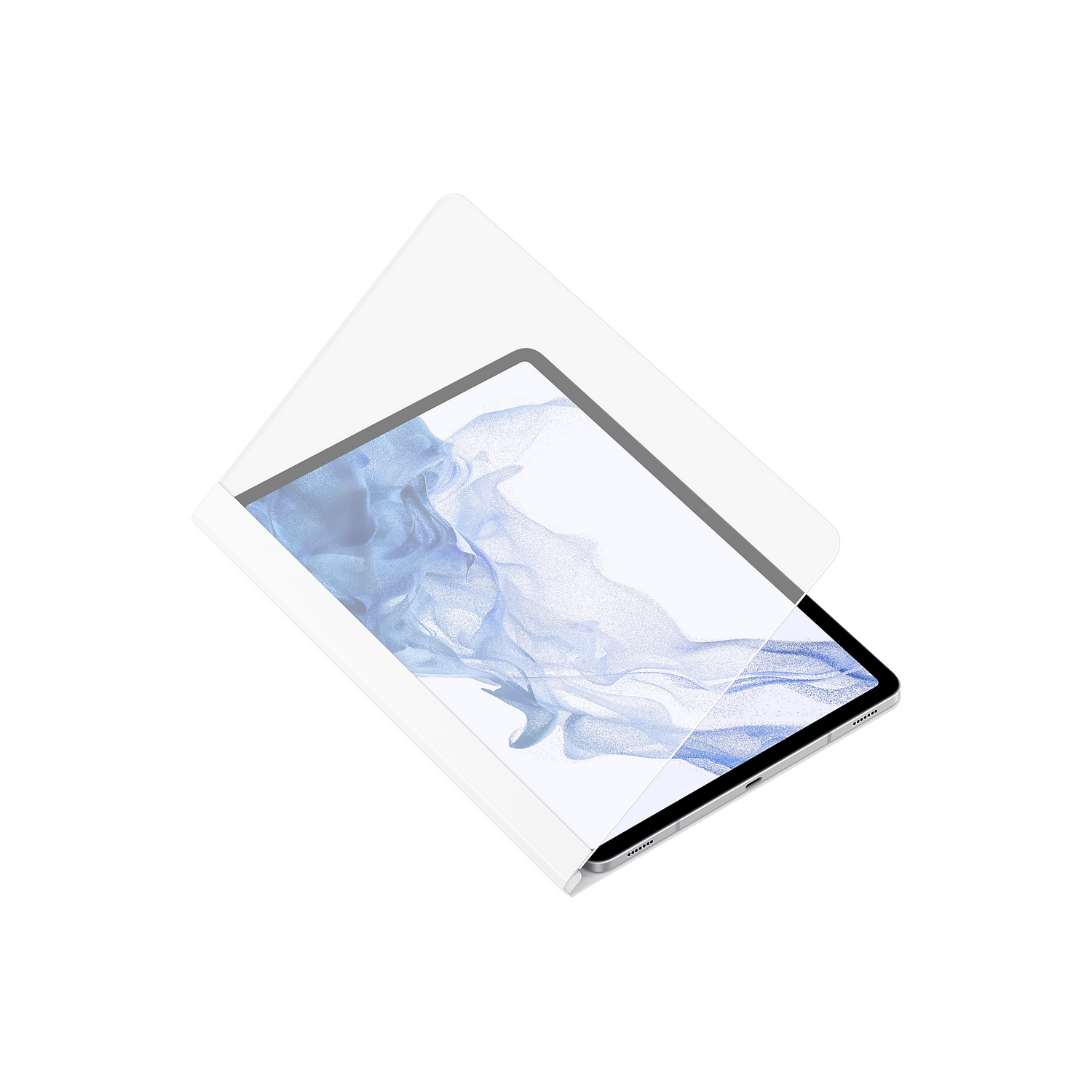 Funda tablet - Samsung Note View EF-ZX700PWEGEU, Para Galaxy Tab S8, Galaxy Tab S7, Tapa de libro, Blanco