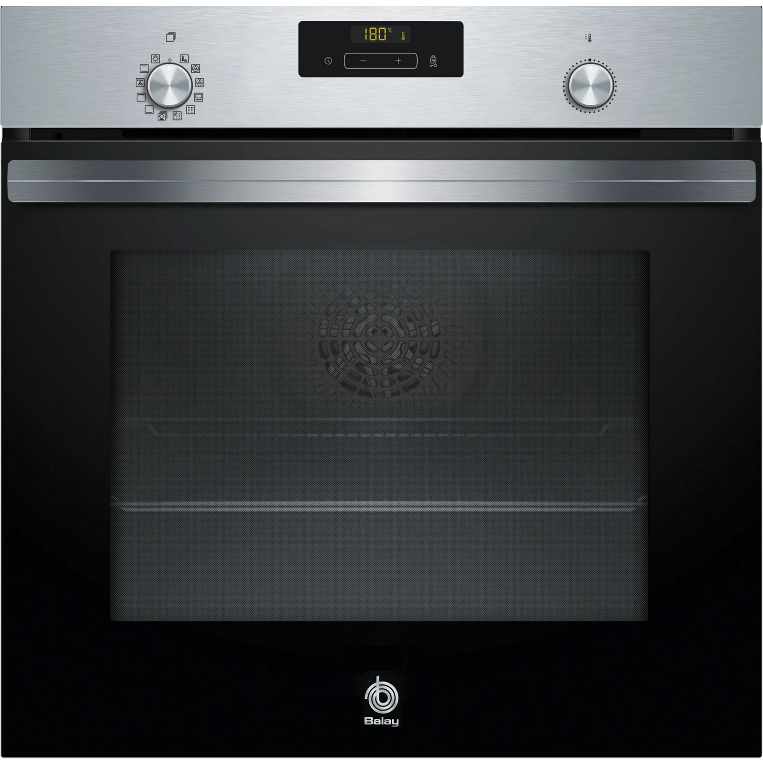 Horno - Balay 3HB4841X2, 71 l, Multifunción, Integrable, Pirolítico + Hidrolítico, 59.50 cm, Inox