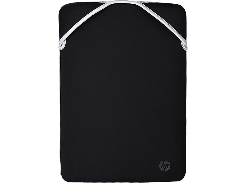 Funda portátil | HP 2F2J1AA, Para portátil de 14", 35.56 Universal, Reversible, Neopreno, Negro y plata