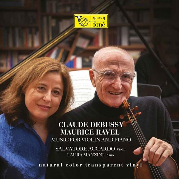For Violin - (Vinyl) Music - Manzini Transparent (Color Piano Laura Accardo Viny And & Salvatore
