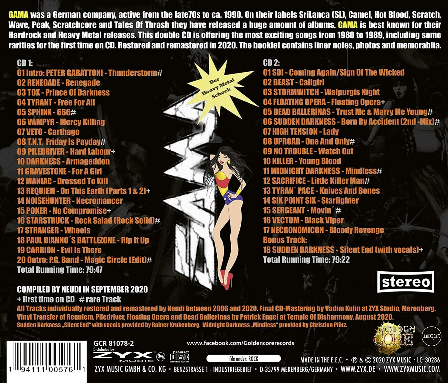 Albumcover mit Text und verschiedenen Bildern, darunter eine Frau.