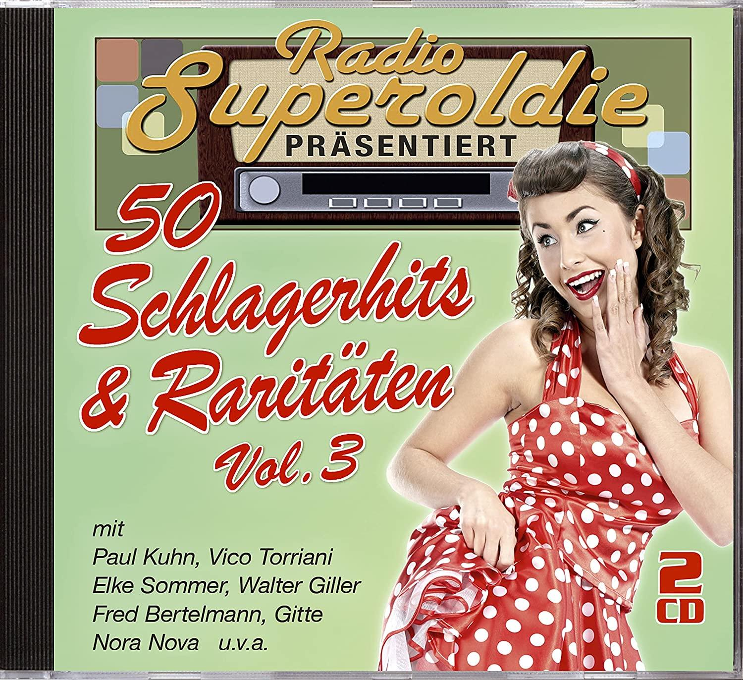 CD-Cover mit einer Frau in einem roten Polka-Dot-Kleid. Text auf dem Cover.